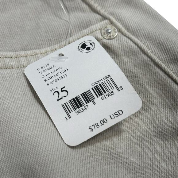 Free People Women's Lasso White Denim Shorts Size 25 $78 - Picture 8 of 10